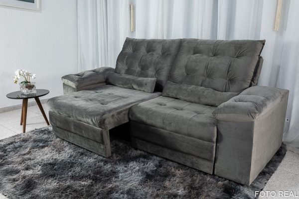 Sofa-Retratil-Reclinavel-Columbus-2.10m-Veludo-Cinza