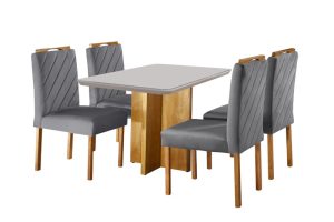 mesa-roma-mel-tampo-vidro-laquado-off-90x90-cadeira-paris-cinza-e43-mundial