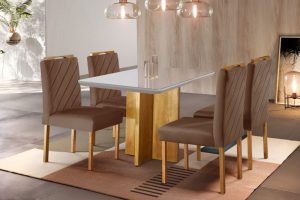 mesa-roma-mel-tampo-vidro-laquado-off-90x90-cadeira-paris-marrom-e41-mundial